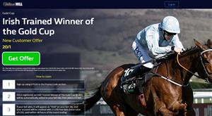 William Hill Gold Cup Offer - 20/1 on any Irish horse winning at Cheltenham
